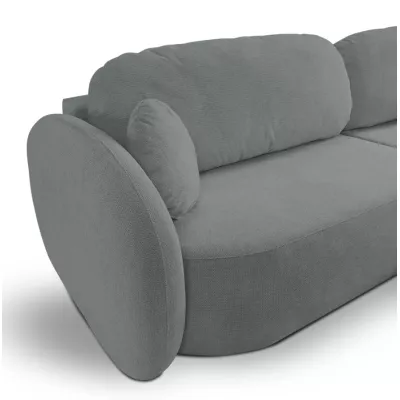 Rozkládací sedačka s úložným prostorem COBOURG 1 - tmavá šedá 1, pravý roh