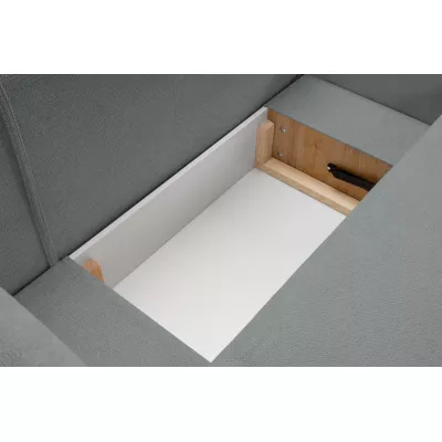 Rozkládací sedačka s úložným prostorem COBOURG 1 - tmavá šedá 1, pravý roh