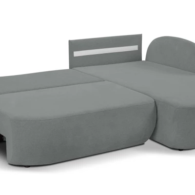 Rozkládací sedačka s úložným prostorem COBOURG 1 - tmavá šedá 1, pravý roh