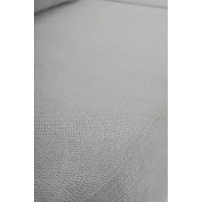 Rozkládací sedačka s úložným prostorem COBOURG 1 - světlá šedá 1, pravý roh