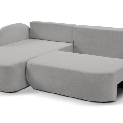 Rozkládací sedačka s úložným prostorem COBOURG 1 - světlá šedá 1, levý roh