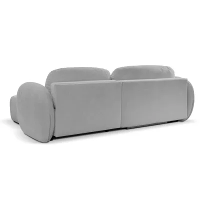 Rozkládací sedačka s úložným prostorem COBOURG 1 - světlá šedá 1, levý roh