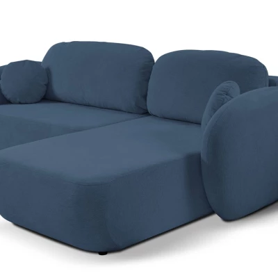 Rozkládací sedačka s úložným prostorem COBOURG 1 - modrá, pravý roh