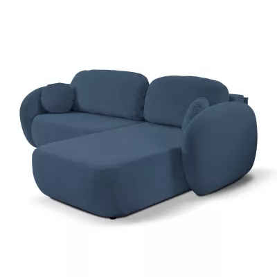 Rozkládací sedačka s úložným prostorem COBOURG 1 - modrá, pravý roh