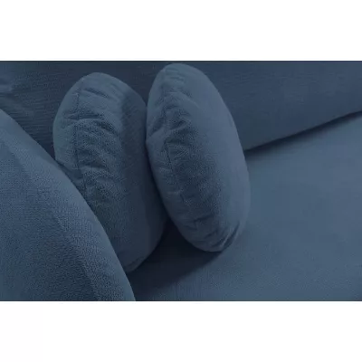 Rozkládací sedačka s úložným prostorem COBOURG 1 - modrá, pravý roh