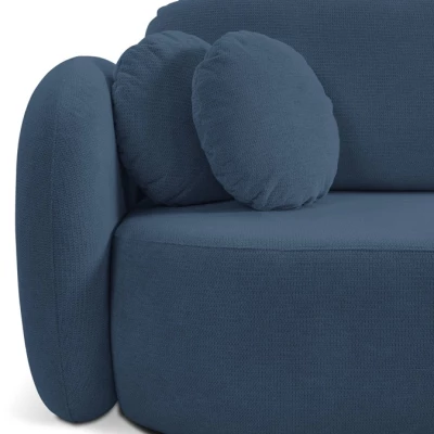 Rozkládací sedačka s úložným prostorem COBOURG 1 - modrá, pravý roh