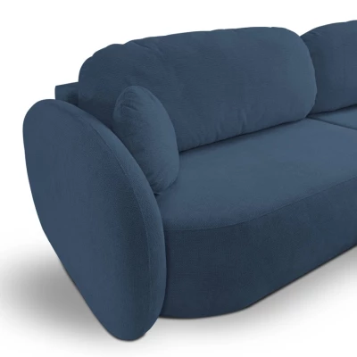 Rozkládací sedačka s úložným prostorem COBOURG 1 - modrá, pravý roh