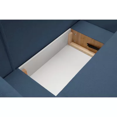 Rozkládací sedačka s úložným prostorem COBOURG 1 - modrá, pravý roh