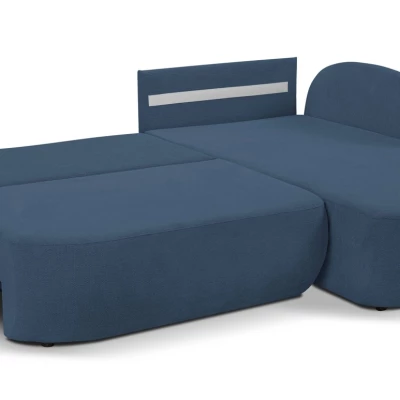 Rozkládací sedačka s úložným prostorem COBOURG 1 - modrá, pravý roh