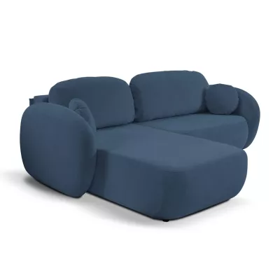 Rozkládací sedačka s úložným prostorem COBOURG 1 - modrá, levý roh