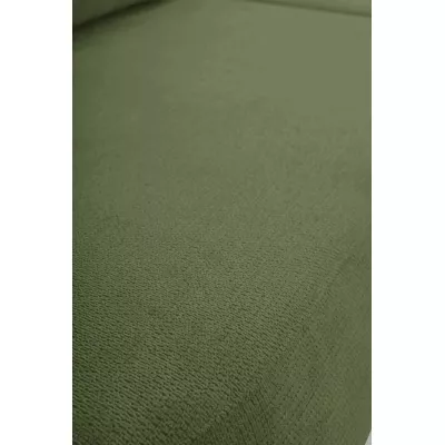 Rozkládací sedačka s úložným prostorem COBOURG 1 - tmavá zelená, pravý roh