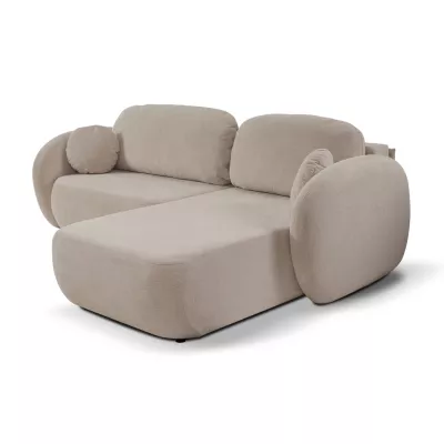 Rozkládací sedačka s úložným prostorem COBOURG 1 - béžová, pravý roh