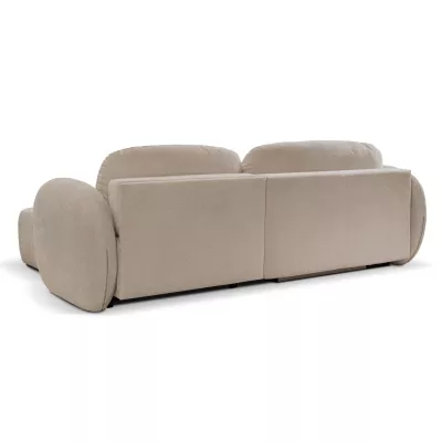 Rozkládací sedačka s úložným prostorem COBOURG 1 - béžová, pravý roh