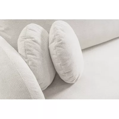 Rozkládací sedačka s úložným prostorem COBOURG 1 - bílá, pravý roh