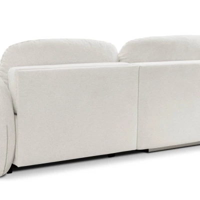 Rozkládací sedačka s úložným prostorem COBOURG 1 - bílá, pravý roh