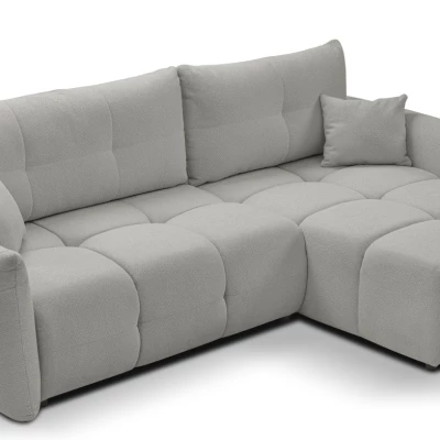 Rohová rozkládací sedací souprava CANMORE - popelavá