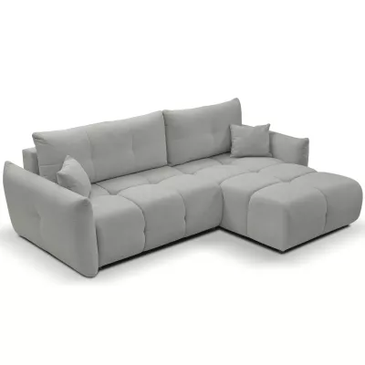 Rohová rozkládací sedací souprava CANMORE - popelavá