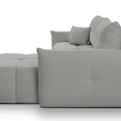 Rohová rozkládací sedací souprava CANMORE - popelavá