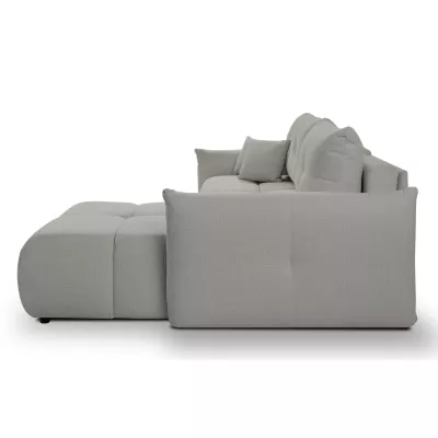 Rohová rozkládací sedací souprava CANMORE - popelavá