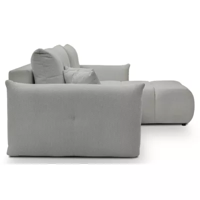 Rohová rozkládací sedací souprava CANMORE - popelavá