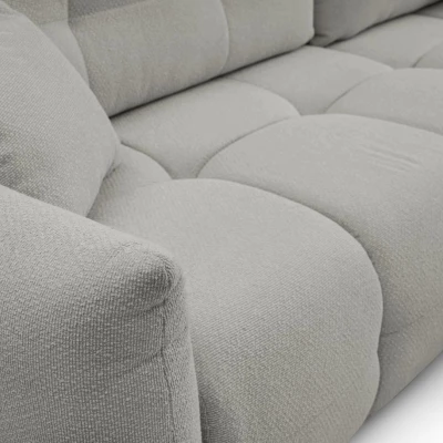 Rohová rozkládací sedací souprava CANMORE - popelavá