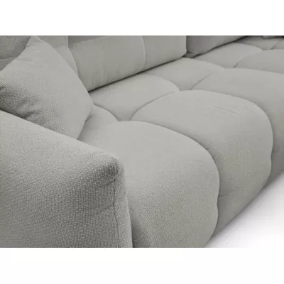 Rohová rozkládací sedací souprava CANMORE - popelavá