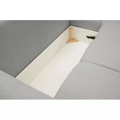 Rohová rozkládací sedací souprava CANMORE - popelavá