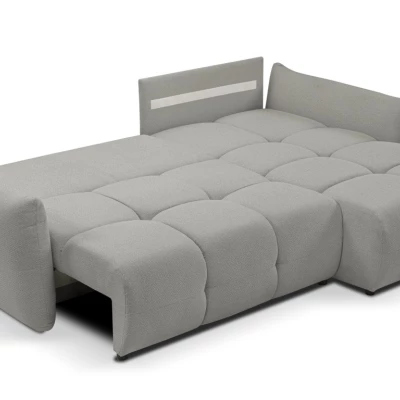 Rohová rozkládací sedací souprava CANMORE - popelavá