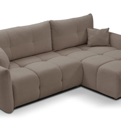 Rohová rozkládací sedací souprava CANMORE - mokka