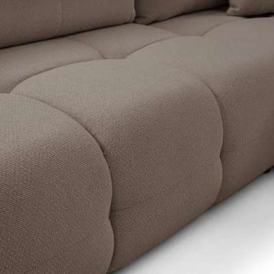 Rohová rozkládací sedací souprava CANMORE - mokka