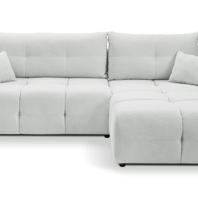 Rohová rozkládací sedací souprava CANMORE - cementová šedá