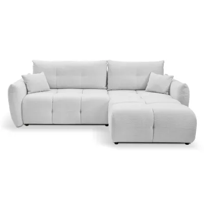 Rohová rozkládací sedací souprava CANMORE - cementová šedá