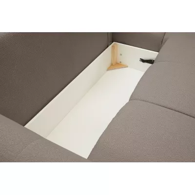 Rohová rozkládací sedací souprava CANMORE - mokka