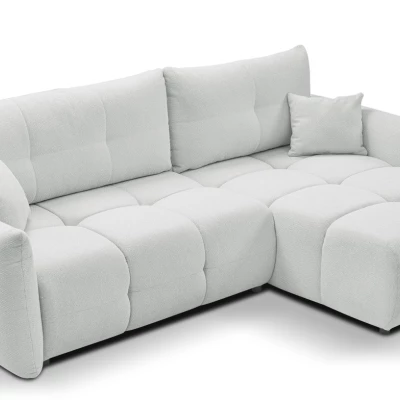 Rohová rozkládací sedací souprava CANMORE - cementová šedá