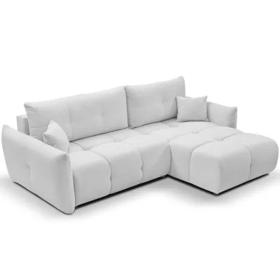 Rohová rozkládací sedací souprava CANMORE - cementová šedá