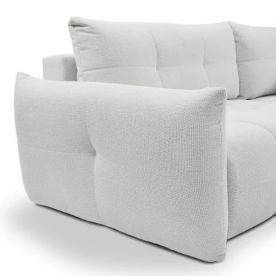 Rohová rozkládací sedací souprava CANMORE - cementová šedá