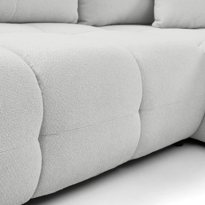 Rohová rozkládací sedací souprava CANMORE - cementová šedá