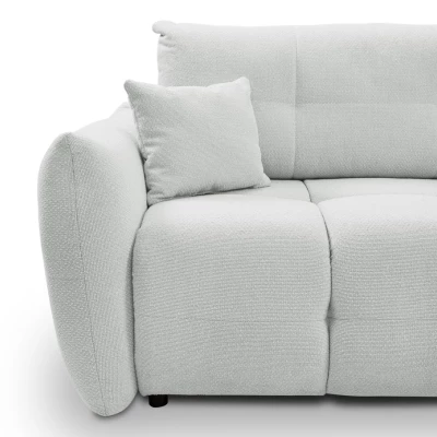 Rohová rozkládací sedací souprava CANMORE - cementová šedá