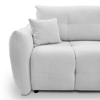 Rohová rozkládací sedací souprava CANMORE - cementová šedá