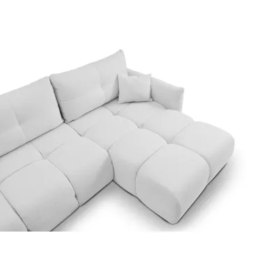 Rohová rozkládací sedací souprava CANMORE - cementová šedá