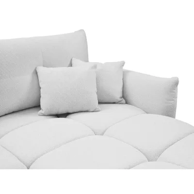 Rohová rozkládací sedací souprava CANMORE - cementová šedá