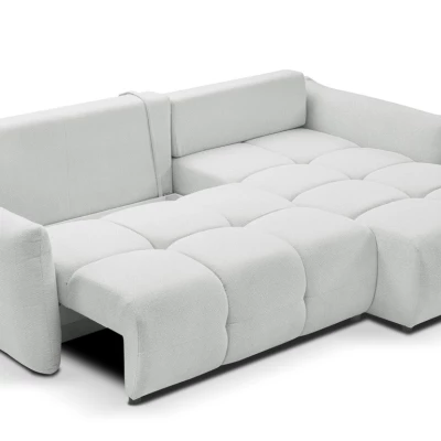 Rohová rozkládací sedací souprava CANMORE - cementová šedá