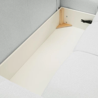 Rohová rozkládací sedací souprava CANMORE - cementová šedá