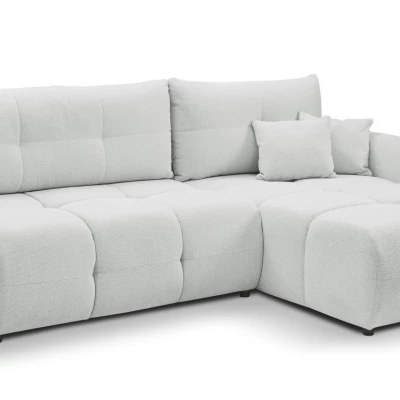 Rohová rozkládací sedací souprava CANMORE - cementová šedá