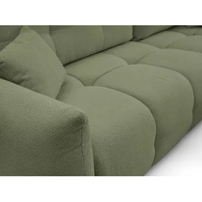 Rohová rozkládací sedací souprava CANMORE - olivová