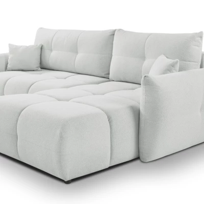 Rohová rozkládací sedací souprava CANMORE - cementová šedá