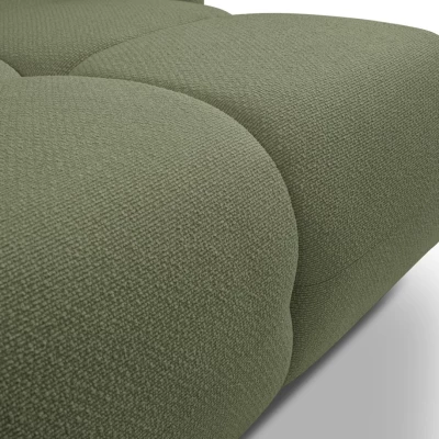 Rohová rozkládací sedací souprava CANMORE - olivová