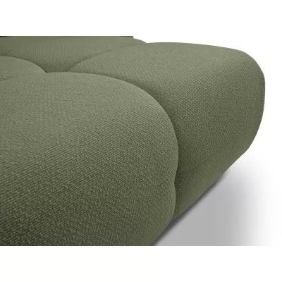 Rohová rozkládací sedací souprava CANMORE - olivová