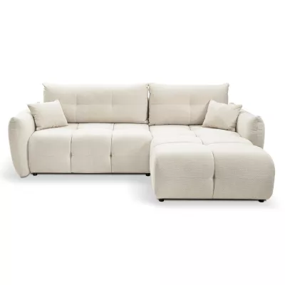 Rohová rozkládací sedací souprava CANMORE - písková