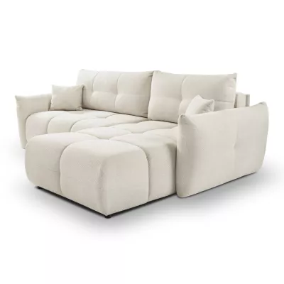 Rohová rozkládací sedací souprava CANMORE - písková